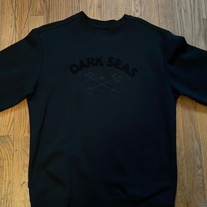 BLACK MENS LARGE DARK SEAS PULLOVER